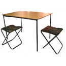 Набор мебели "Дуэт" (стол+2 стула) 800х550 мм (10065)
