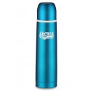 Термос питьевой, бытовой, вакуумный "Арктика", 500 мл., бирюзовый с кнопкой (103-500K)