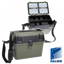 Ящик рыболовный зимний Salmo пласт. 38x24,5x29см зел. (H-2065)