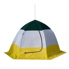 Зимняя палатка-зонт для подледного лова, без дна Elite 4-х мест. (брезент) (32998)