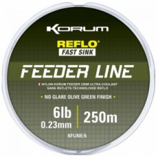 KORUM FEEDER LINE Леска рыболовная 0,23мм. 250 м. (KFLINE/6)
