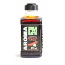 Жидкий ароматизатор "PMbaits Liquid AROMA" Sosage - Garlic (Cосиска с чесноком), 500 мл. (PM1623)