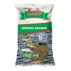 Прикормка Sensas 3000 Club BREMES Brune 1кг (11282)