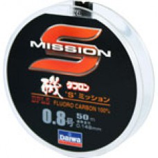 Монолеска DAIWA Toughron ISO S Mission 0.8 (0.148мм) - 50м(Fluoro Carbon) (0181)