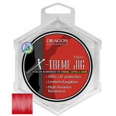 леска Dragon  X-TREME Jig 150 m 0.28 mm/6.50 kg ярко красная fluo (30-27-028)