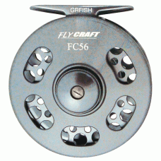 Катушка FLYCRAFT 56 (2+1RB,антиреверс,ал.CNC шпуля и корпус,gunsmoke,162g) (FC56)