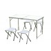 Набор мебели 8812 (стол + 4 стула) 1200x600 мм (8812-4)