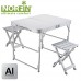 Стол складной Norfin BOREN NF алюминиевый 80x60 +2 стула набор (NF-20309)