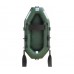 K 210 Лодка надувная, гребная ЛАЙТ из ПВХ, 2,1м, 110кг, вес 11кг, зеленая